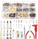1459PCS Jewelry Making Kit | Jump Rings, Clasps, Hooks, Pliers for DIY Crafts