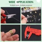 1459PCS Jewelry Making Kit | Jump Rings, Clasps, Hooks, Pliers for DIY Crafts - Image 3
