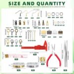 1459PCS Jewelry Making Kit | Jump Rings, Clasps, Hooks, Pliers for DIY Crafts - Image 6