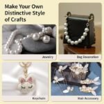 Pearl Beads Bracelet Making Kit | DIY Jewelry Set with Charms & String - Image 6