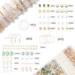Natural Stone Beads Jewelry Making Kit | Irregular Gemstone Beads for DIY Bracelets Necklaces Earrings - Image 2
