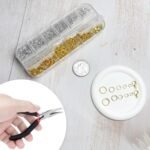 1200PCS Jewelry Making Kit | Silver Gold Jump Rings, Clasps, Tools for Crafts - Image 4
