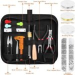 Jewelry Making Kit with Tools | Wires Charms & Findings DIY Craft and Repair Supplies Set - Image 2