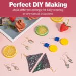 600PCS Hypoallergenic Earring Hooks Kit | Silver Gold Jump Rings Backs for Jewelry Making - Image 5