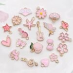 40PCS Enamel Charms Set | Assorted Pendants for DIY Jewelry Making Kit - Image 2