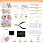 Lip Gloss Keychain Making Kit | DIY Charm Set with Hooks, Chains, Tools, Gift Bags - Image 2