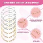 DIY Charm Bracelet Making Kit | Gold, Silver, Alphabet Charms, Chains - Image 5