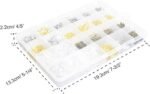 2400PCS Earring Making Kit | 24 Styles Hooks Backs Posts & Findings DIY Jewelry Set - Image 3