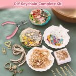 432PCS Lip Gloss Keychain Making Kit | DIY Charm Set with Clips Chains & Jewelry Plier - Image 3