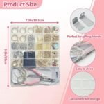 432PCS Lip Gloss Keychain Making Kit | DIY Charm Set with Clips Chains & Jewelry Plier - Image 7