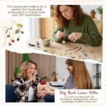 250PCS Metal Bookmark Making Kit | DIY Bar Bookmark Set with Charms Chains & Tools - Image 5