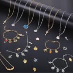 18K Gold Silver Chain Kit | Stainless Steel Charms, Clasps DIY Jewelry Set - Image 3