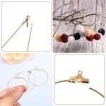 940PCS Earring Making Kit | Hoop Findings Hooks Jump Rings Backs Beads & Charms DIY Set - Image 3