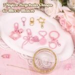 249PCS Keychain Making Kit | DIY Bag Charm Set with Chains Clips Charms & Pliers - Image 4