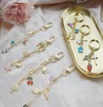 Gold Keychain Making Kit | 281PCS Charms, Clips, Jump Rings, Pliers - Image 7