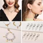 376PCS Gold Silver Letter Charms Set | Alphabet Jewelry Making Kit with Jump Rings - Image 7
