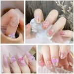 300PCS Pink Nail Art Charms Kit | Resin Gems, Rhinestones, Pearls, Sequins Manicure DIY Decoration - Image 6