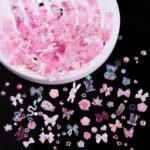 300PCS Pink Nail Art Charms Kit | Resin Gems, Rhinestones, Pearls, Sequins Manicure DIY Decoration - Image 2