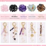 Lip Gloss Keychain Making Kit | DIY Charms, Crystal Stones, Clips, Pliers - Image 3