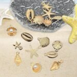 Beach Charms Set | Starfish, Seashell, Conch Alloy Pendants for Jewelry Making - Image 5