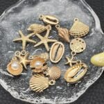 Beach Charms Set | Starfish, Seashell, Conch Alloy Pendants for Jewelry Making - Image 6