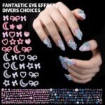 24 Grid Nail Charms Kit | AB Rhinestones, Gold Pearls, 3D Flowers, Y2K Nail Art - Image 6