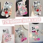 Pink Y2K Junk Case Charms Kit | Glitter Resin Bows, Butterflies, Stars, Letters - Image 5