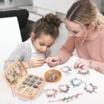120PCS Charm Bracelet Making Kit | DIY Jewelry Craft Set Girls Ages 5-12 (Portable Box) - Image 2