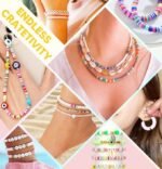 Polymer Clay Beads Bracelet Making Kit | Preppy DIY Jewelry Set for Kids Ages 6-13 - Image 3