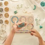 Bamboo Bead Board for Jewelry Making | Bracelet Design Beading Board DIY Craft Tool - Image 4
