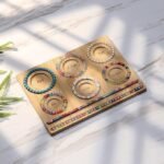 Bamboo Bead Board for Jewelry Making | Bracelet Design Beading Board DIY Craft Tool