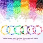 3400+ Pony Beads Bulk Set | 36 Colors Kandi Beads for Bracelets, Hair Braids, Crafts - Image 5