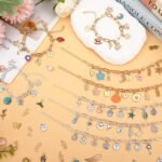 486PCS Charm Bracelet Making Kit | Gold Silver Bangles with Charms Jump Rings & Pliers - Image 3