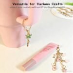342PCS Keychain Making Kit | Assorted Charms, Clips, Storage Box (DIY Bag Charm Set) - Image 3
