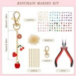 401PCS Keychain Making Kit | 150 Assorted Charms for DIY Bag Jewelry Crafting - Image 2