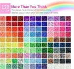 20000PCS Clay Beads Bracelet Kit | 120 Colors Heishi Polymer Beads Charms DIY Jewelry Set - Image 2