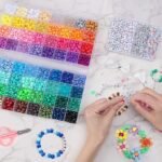 2350PCS Pony Beads Bracelet Kit | 64 Rainbow Colors, Letter Beads, DIY Jewelry Set