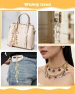 359PCS Lip Gloss Keychain Making Kit | DIY Charm Set with Clips Chains Rings & Tools - Image 6