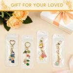 323PCS Lip Gloss Keychain Making Kit | DIY Charm Set with Hooks Rings Chains & Tools - Image 7