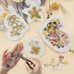 323PCS Lip Gloss Keychain Making Kit | DIY Charm Set with Hooks Rings Chains & Tools - Image 5