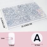 1300+ PCS Alphabet Letter Beads Kit | Acrylic A-Z Round, Smile for DIY Jewelry Making - Image 3
