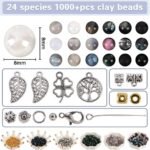 18 Color Glass Beads Jewelry Making Kit | Crystal Lava Stone Beads for Bracelets Necklaces - Image 3
