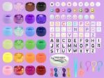 1000PCS Pony Beads Bulk Set | 24 Colors Kandi Beads for Bracelets, Hair Braids, Jewelry - Image 3
