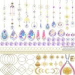 DIY Suncatcher Kit 500 Pcs Crystal Window Hanging Rainbow Maker Home Decor