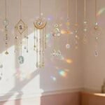 DIY Crystal Suncatcher Kit Sun Moon Wind Chime Window Hanging Decor Gift - Image 2