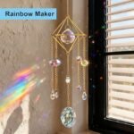 DIY Crystal Suncatcher Kit Sun Moon Wind Chime Window Hanging Decor Gift