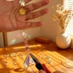 DIY Crystal Suncatcher Kit Sun Moon Wind Chime Window Hanging Decor Gift - Image 5