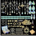DIY Suncatcher Kit 300pcs Crystal Window Hanging Craft Home Garden Decor