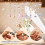 200PCS DIY Sun Catcher Making Kit | Crystal Prism Rainbow Window Hanging Craft Supplies - Image 4