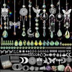 Crystal Suncatcher Kit | Hanging Prism Rainbow Maker Craft Set (860PCS)